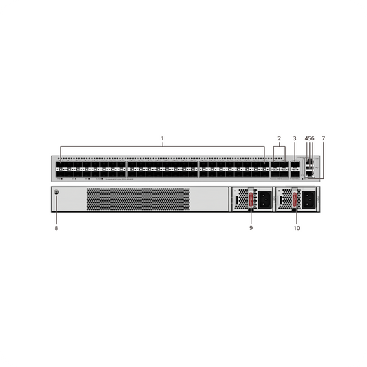 Huawei S530-48S4XE ,48*GE SFP ports, 4*10GE SFP+ ports, 2*12GE stack ports,Switch