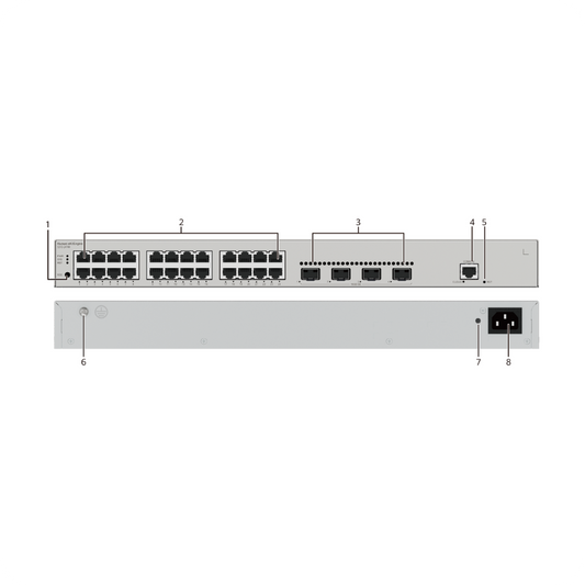 Huawei S310-24T4S ,24*10/100/1000BASE-T ports, 4*GE SFP ports, switch