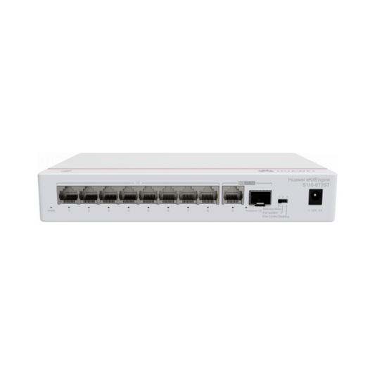 Huawei S110-8T2ST ,8*10/100/1000BASE-T ports, 1*GE SFP port, Switch