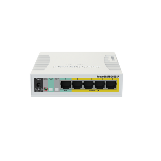 MikroTik CSS106-1G-4P-1S, POE,Switch