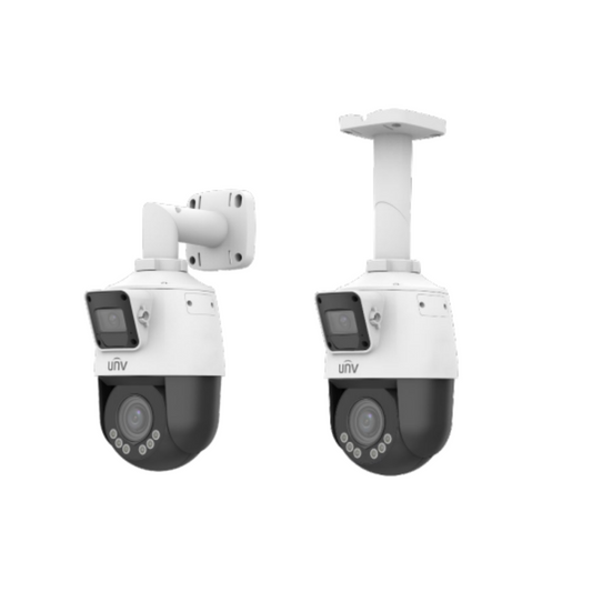 UNV,IPC9312LFW-AF28-2X4,2*2MP Lighthunter Dual-lens Network PTZ camera