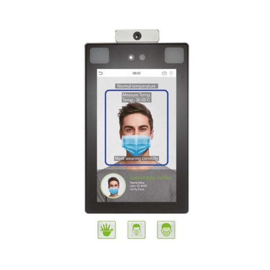 ZK ProFace X[CH]
 TD / TI,Face & Palm Verification and Fever Detection Terminal,Finger Print Machine