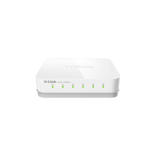 D-LINK SWITCH 5 PORT DGS-1005A 10/100/1000 Unmanaged