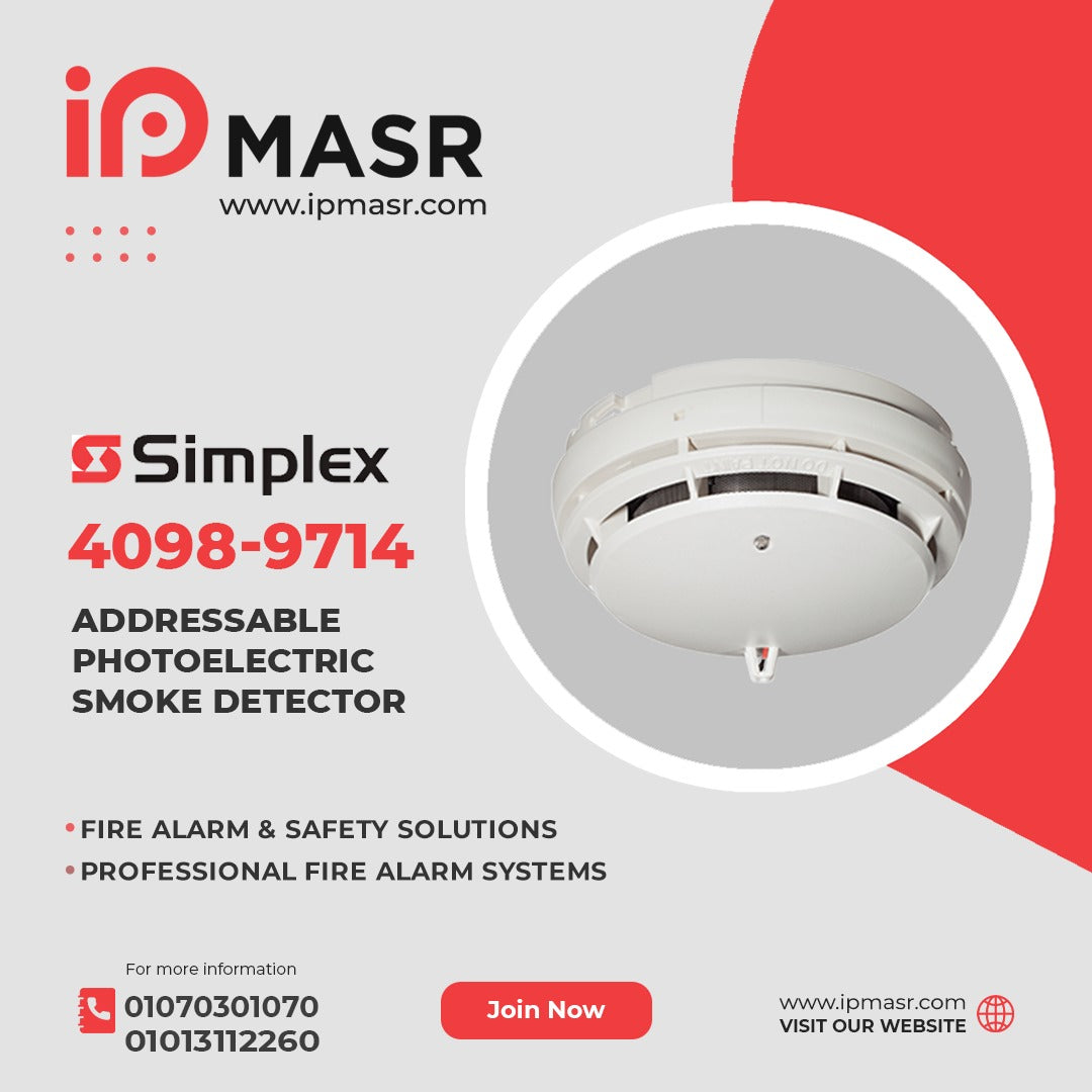 Sensor Dual Simplex Simplex 4098-9714 TrueAlarm Photoelectric Smoke Detector – IP Masr