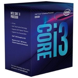 INTEL CPU I3-8100 Coffee Lake 6M Quad-Core 3.6GHz