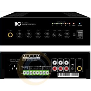 ITC Mini Energy Start Series Digital Class-D Mixer Amplifier