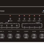 ITC 500W 6 zone mixer amplifer with MP3, 4 mic inputs