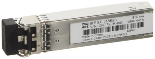 HPE X121 1G SFP LC SX Transceiver, Multi Mode